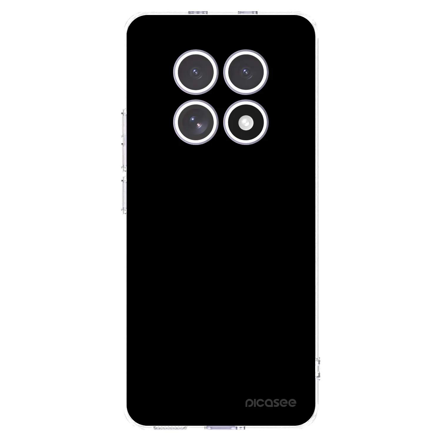 Picasee silikónový prehľadný obal pre Xiaomi Redmi Note 15 - Black Bliss