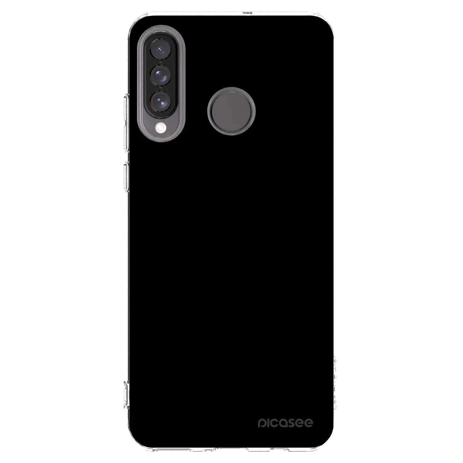 Picasee silikónový prehľadný obal pre Huawei P30 Lite - Black Bliss