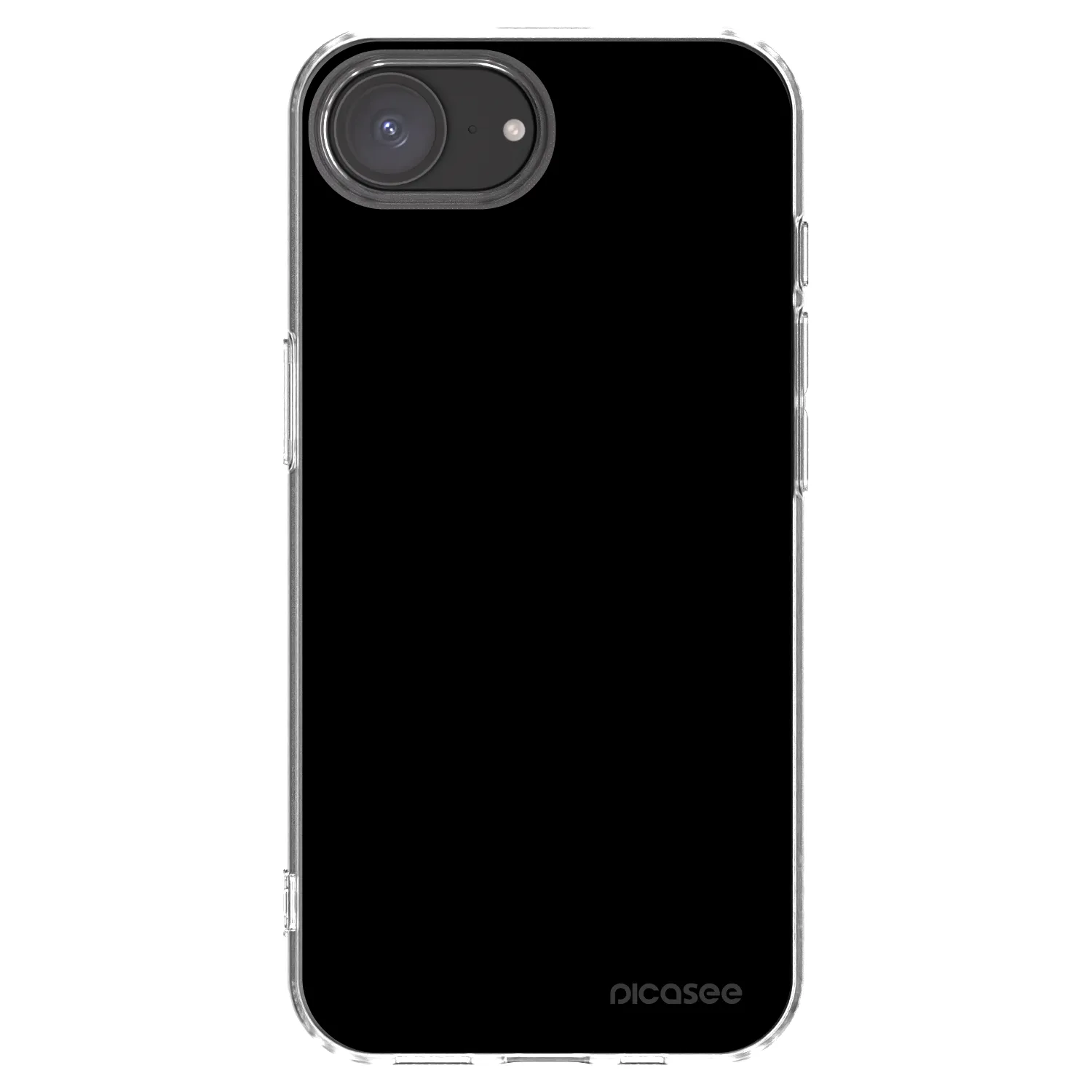 Picasee silikónový prehľadný obal pre Apple iPhone 17e - Black Bliss