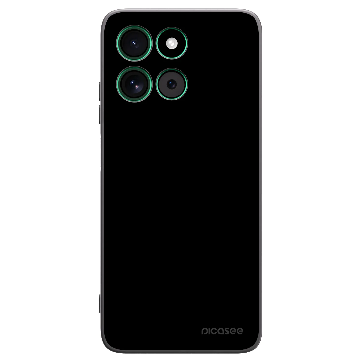Picasee silikónový čierny obal pre Motorola Moto G57 Power - Black Bliss