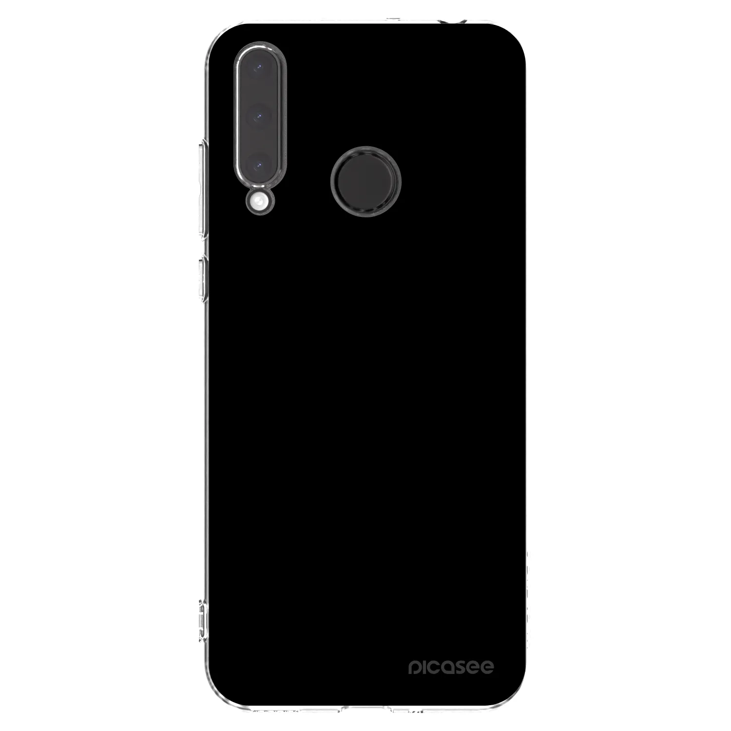 Picasee silikónový prehľadný obal pre Honor 20 Lite - Black Bliss