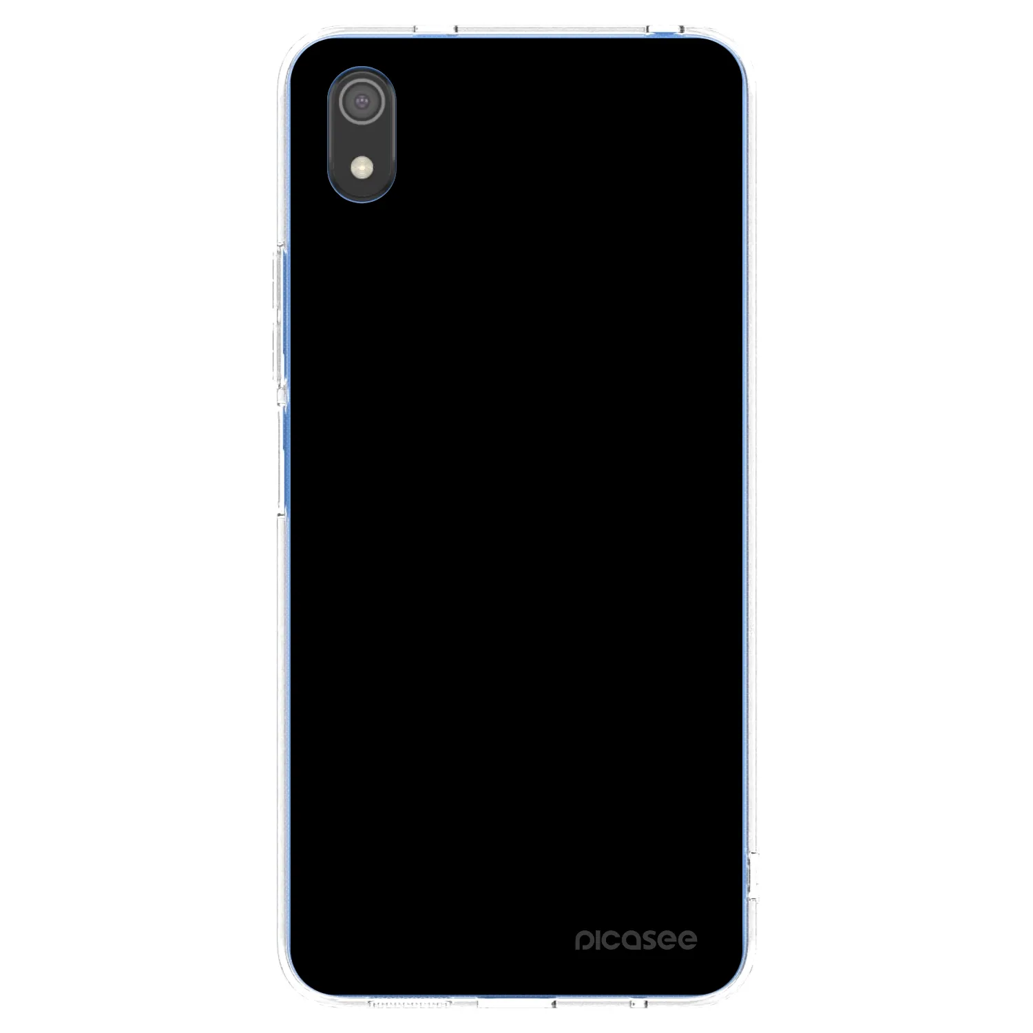 Picasee silikónový prehľadný obal pre Xiaomi Redmi 7A - Black Bliss