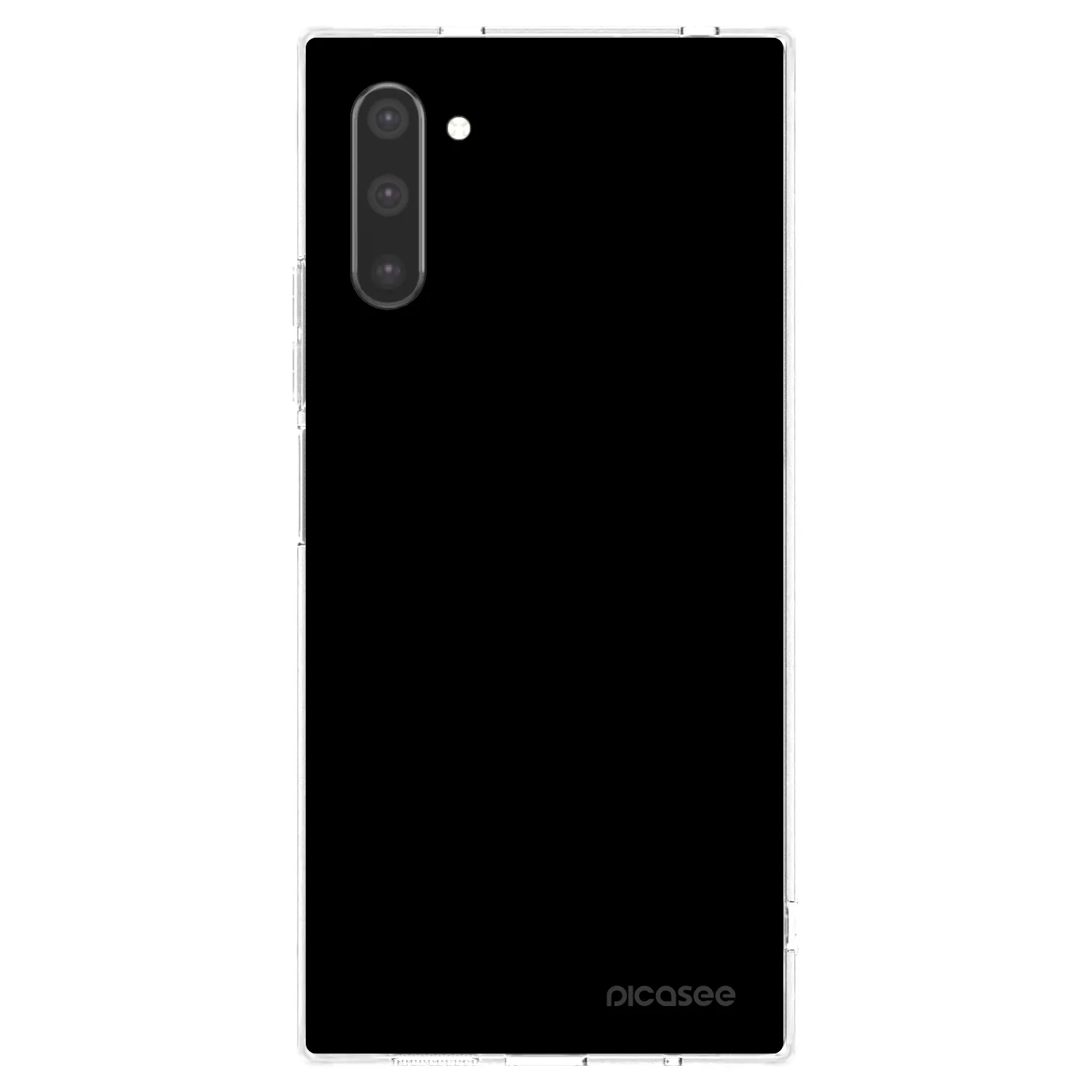 Picasee silikónový prehľadný obal pre Samsung Galaxy Note 10 N970F - Black Bliss