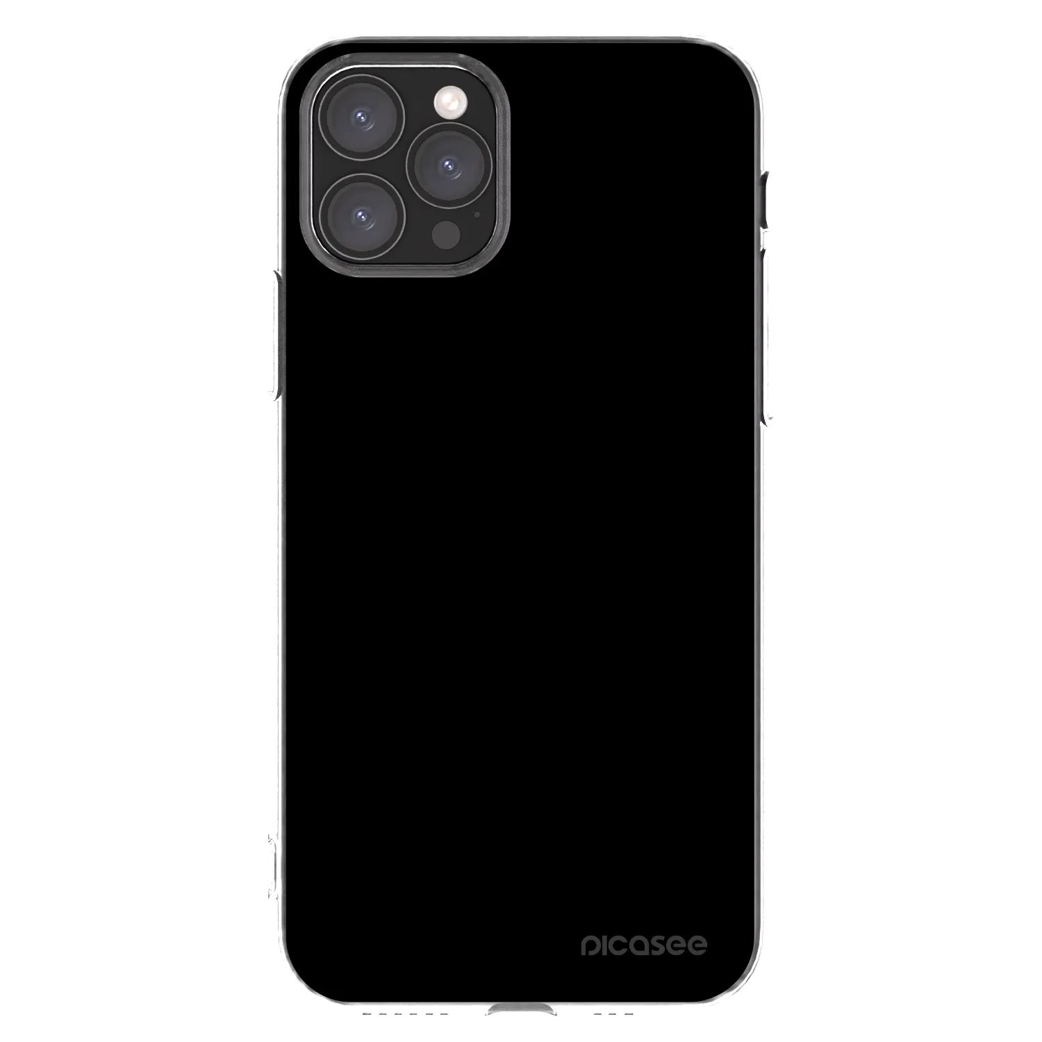 Picasee silikónový prehľadný obal pre Apple iPhone 11 Pro - Black Bliss