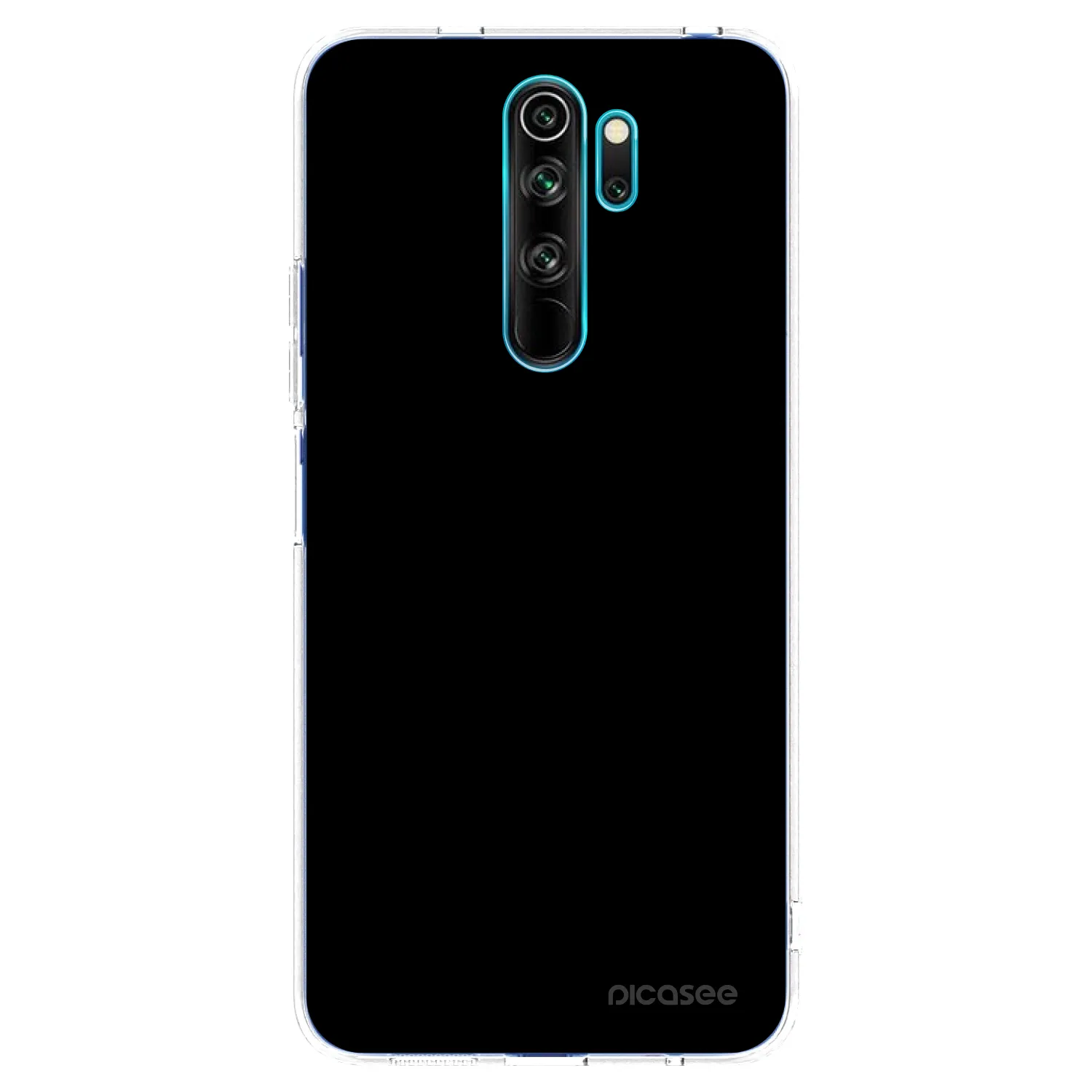 Picasee silikónový prehľadný obal pre Xiaomi Redmi Note 8 Pro - Black Bliss