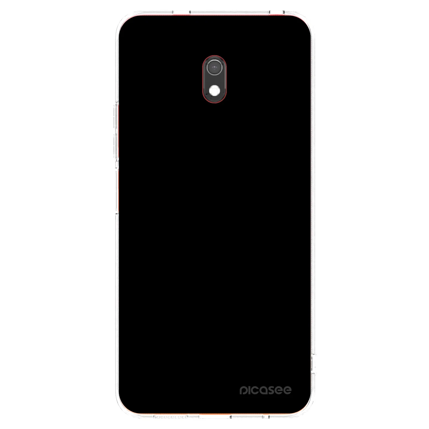 Picasee silikónový prehľadný obal pre Xiaomi Redmi 8A - Black Bliss