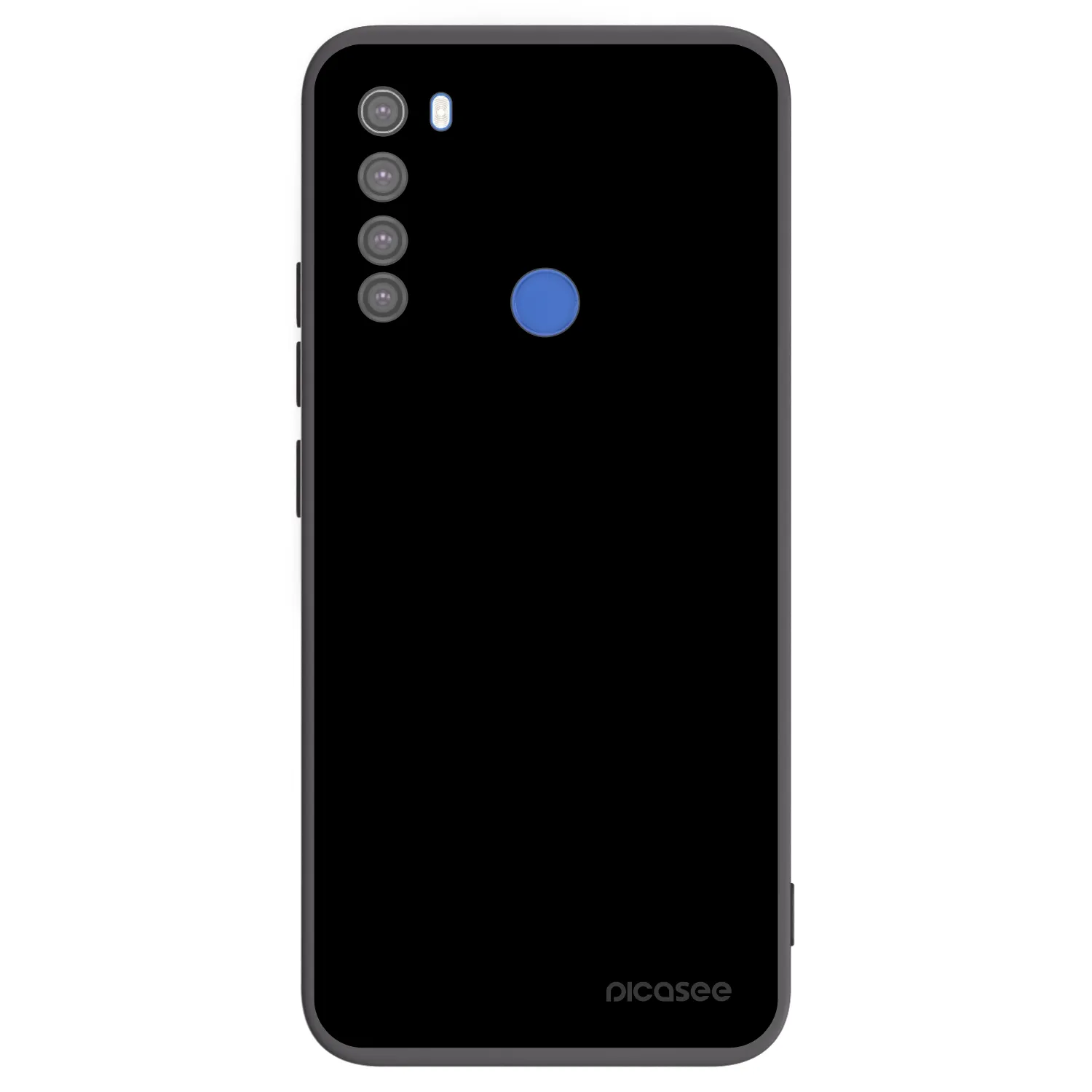 Picasee silikónový čierny obal pre Xiaomi Redmi Note 8T - Black Bliss