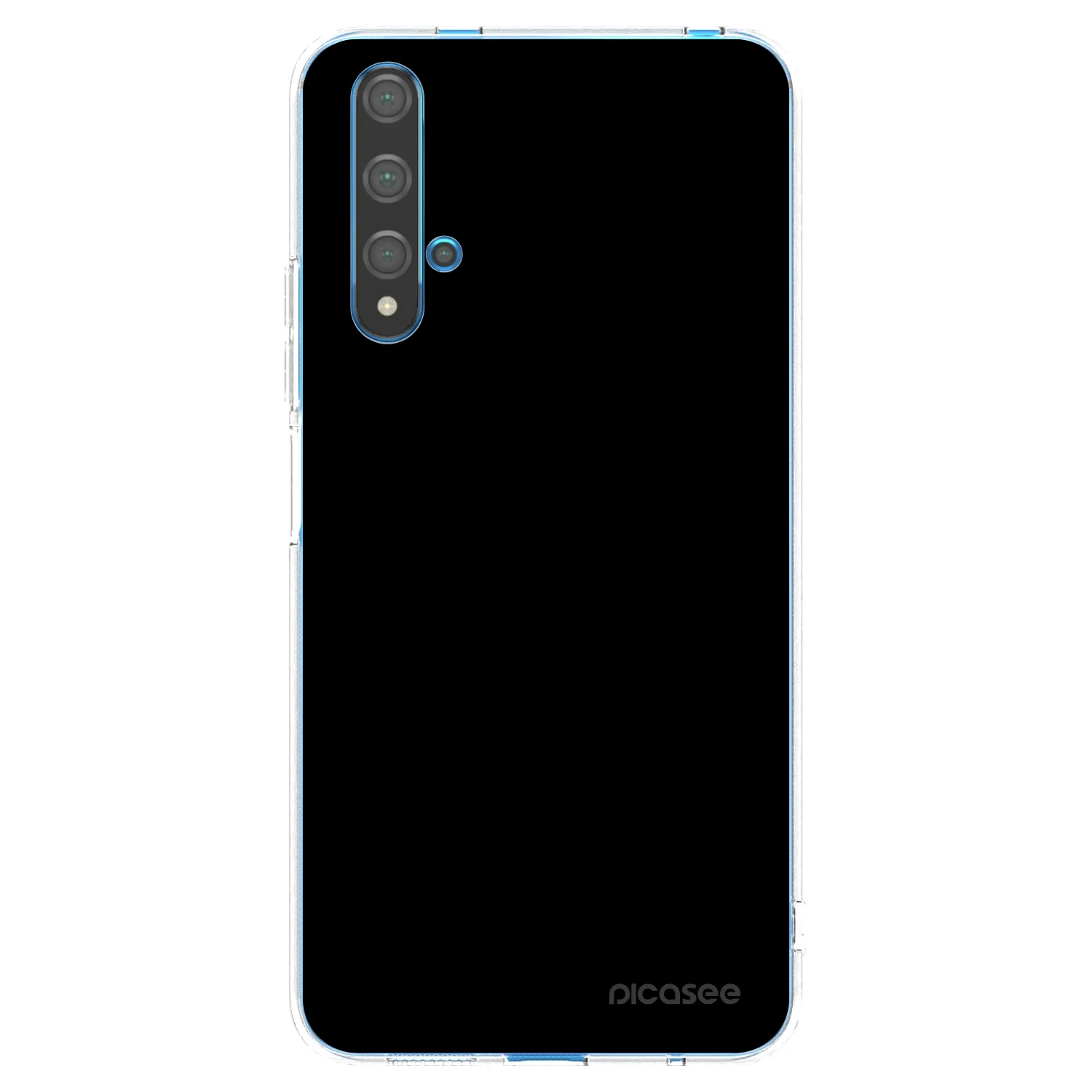 Picasee silikónový prehľadný obal pre Huawei Nova 5T - Black Bliss