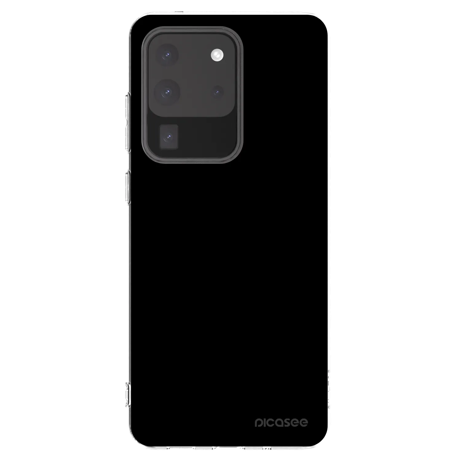 Picasee silikónový prehľadný obal pre Samsung Galaxy S20 Ultra 5G G988F - Black Bliss