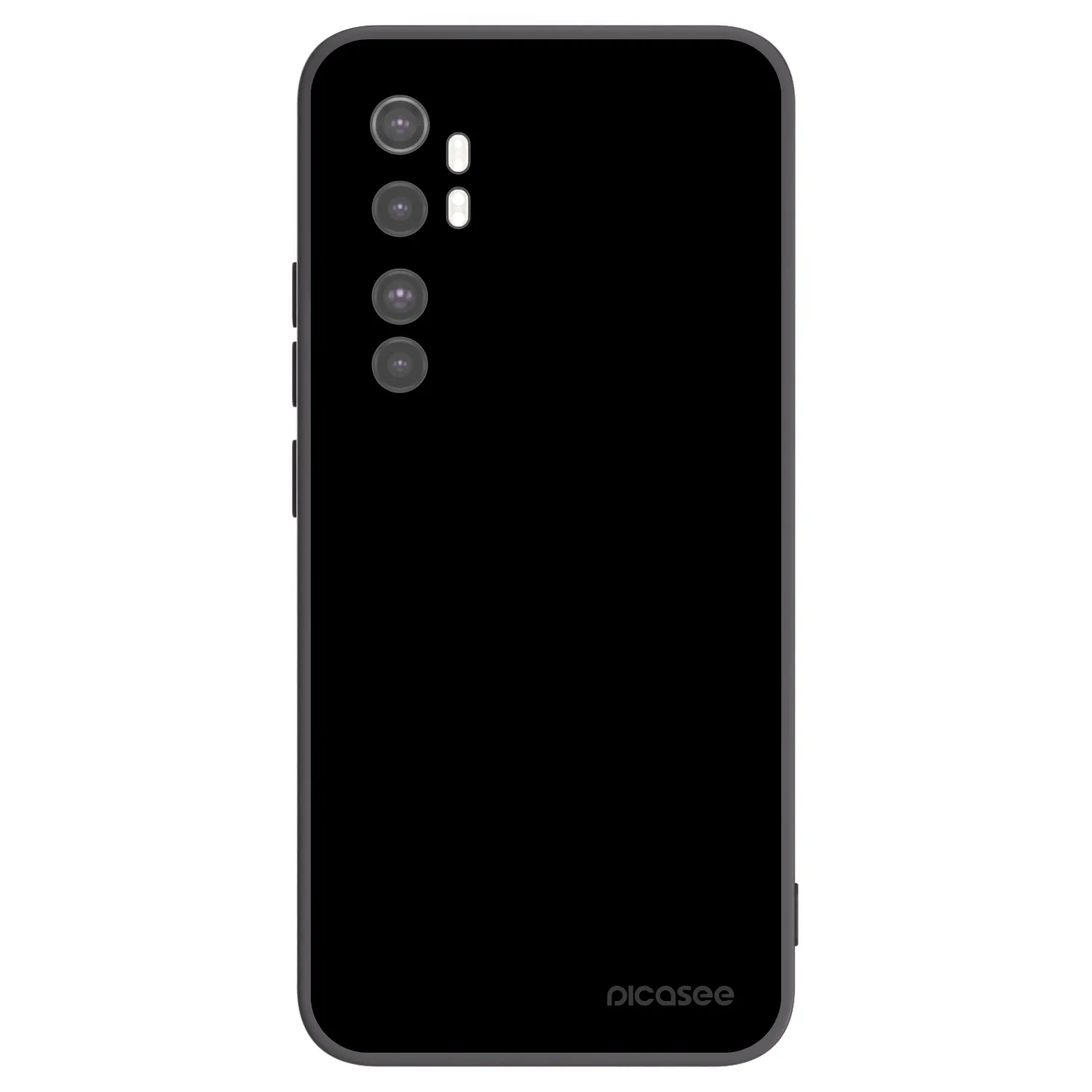 Picasee silikónový čierny obal pre Xiaomi Mi Note 10 Lite - Black Bliss