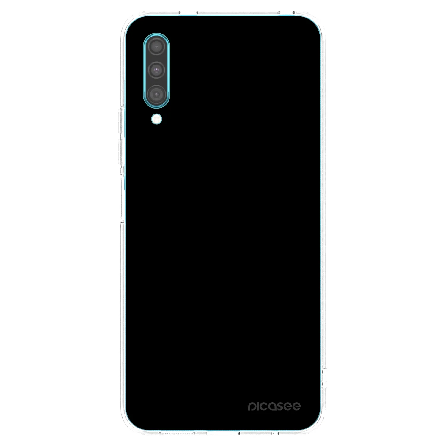 Picasee silikónový prehľadný obal pre Samsung Galaxy A30s A307F - Black Bliss