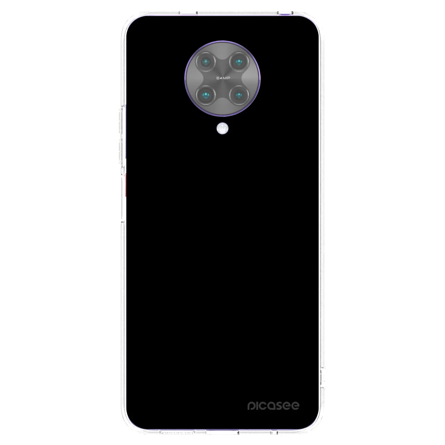 Picasee silikónový prehľadný obal pre Xiaomi Poco F2 Pro - Black Bliss