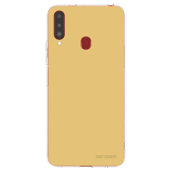 Picasee silikónový prehľadný obal pre Samsung Galaxy A20s - Canary Crystal