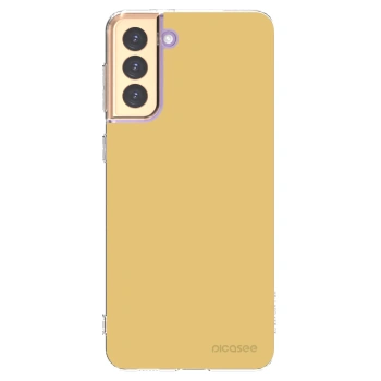 Picasee silikónový prehľadný obal pre Samsung Galaxy S21+ 5G G996F - Canary Crystal