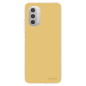 Picasee silikónový prehľadný obal pre Motorola Moto G51 - Canary Crystal