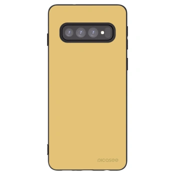 Picasee silikónový čierny obal pre Samsung Galaxy S10 G973 - Canary Crystal