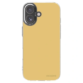 Picasee silikónový prehľadný obal pre Apple iPhone 17 - Canary Crystal