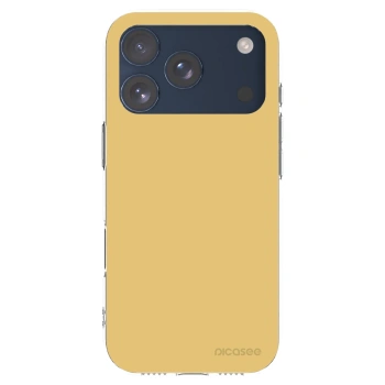 Picasee silikónový prehľadný obal pre Apple iPhone 17 Pro - Canary Crystal