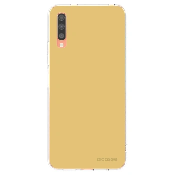Picasee silikónový prehľadný obal pre Samsung Galaxy A70 A705F - Canary Crystal