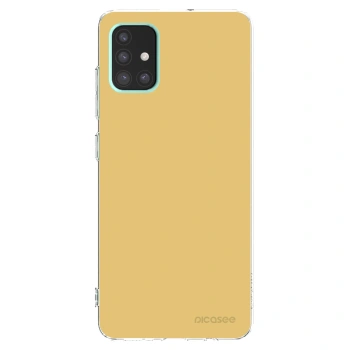 Picasee silikónový prehľadný obal pre Samsung Galaxy A51 A515F - Canary Crystal