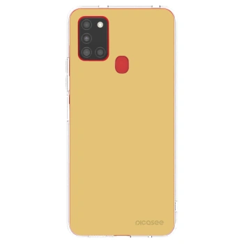 Picasee silikónový prehľadný obal pre Samsung Galaxy A21s - Canary Crystal
