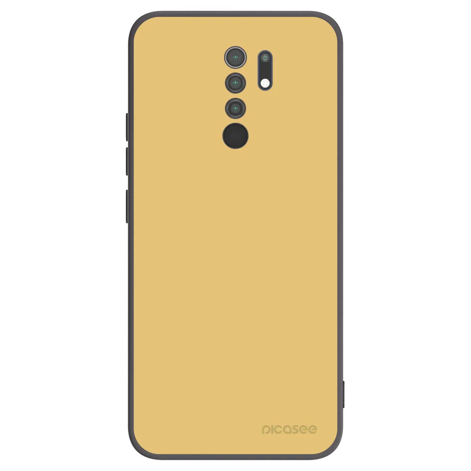 Picasee silikónový čierny obal pre Xiaomi Redmi 9 - Canary Crystal