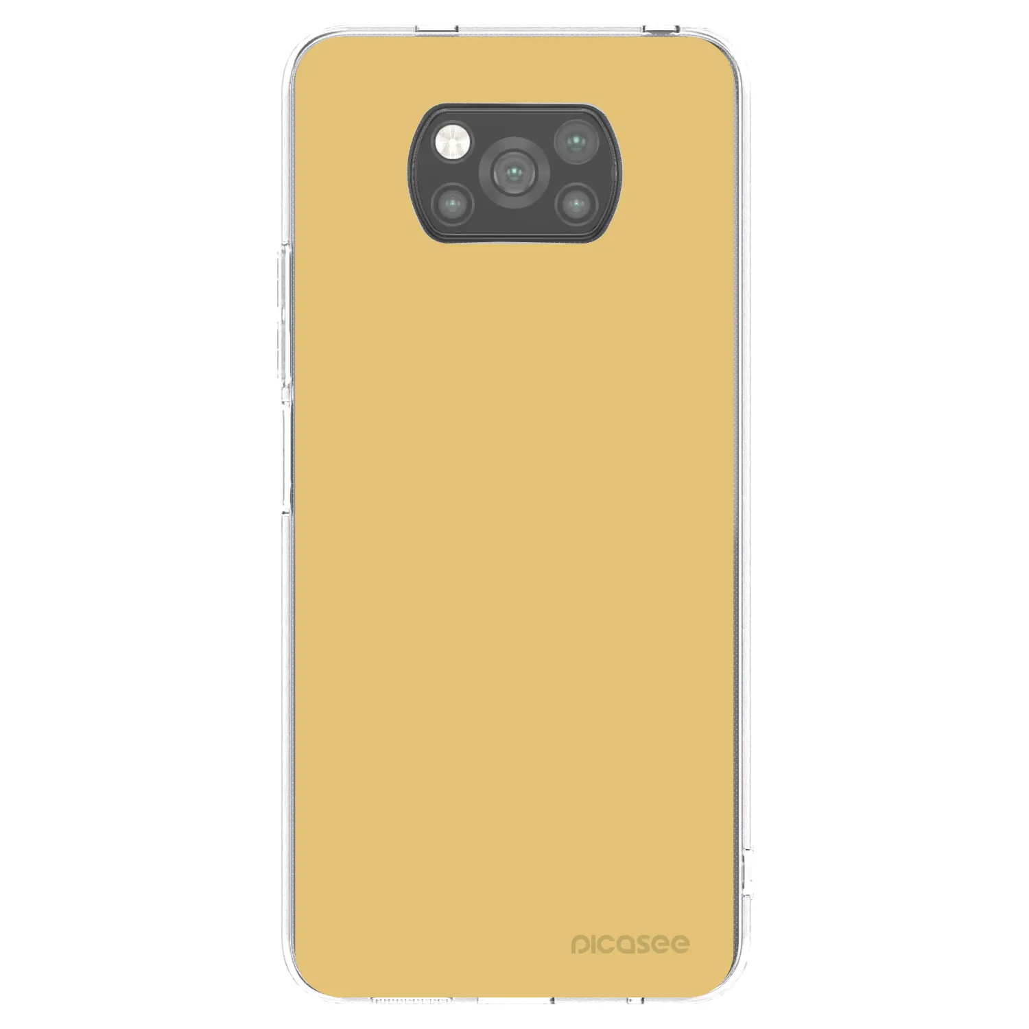 Picasee silikónový čierny obal pre Xiaomi Poco X3 - Canary Crystal