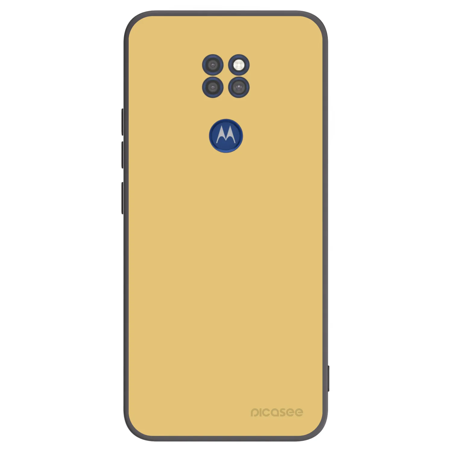 Picasee silikónový čierny obal pre Motorola Moto G9 Play - Canary Crystal