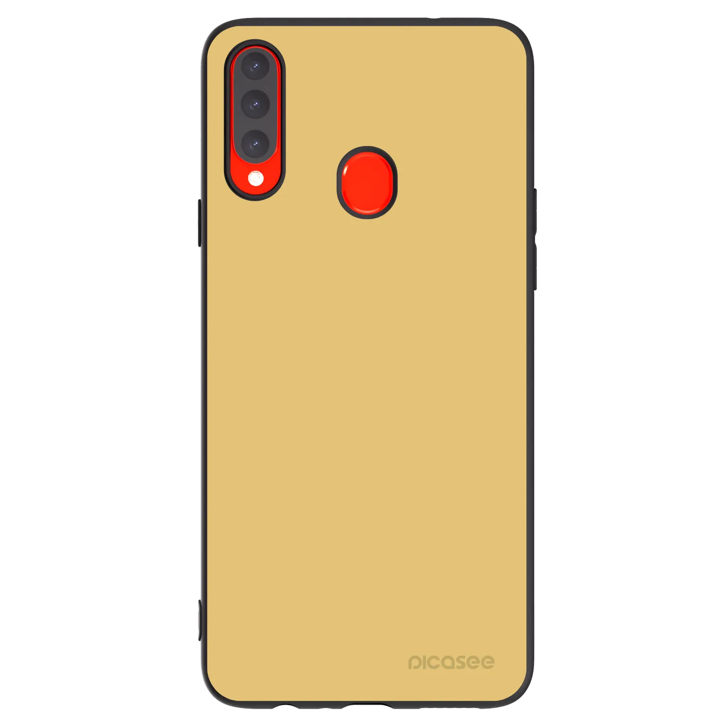 Picasee silikónový čierny obal pre Samsung Galaxy A20s - Canary Crystal