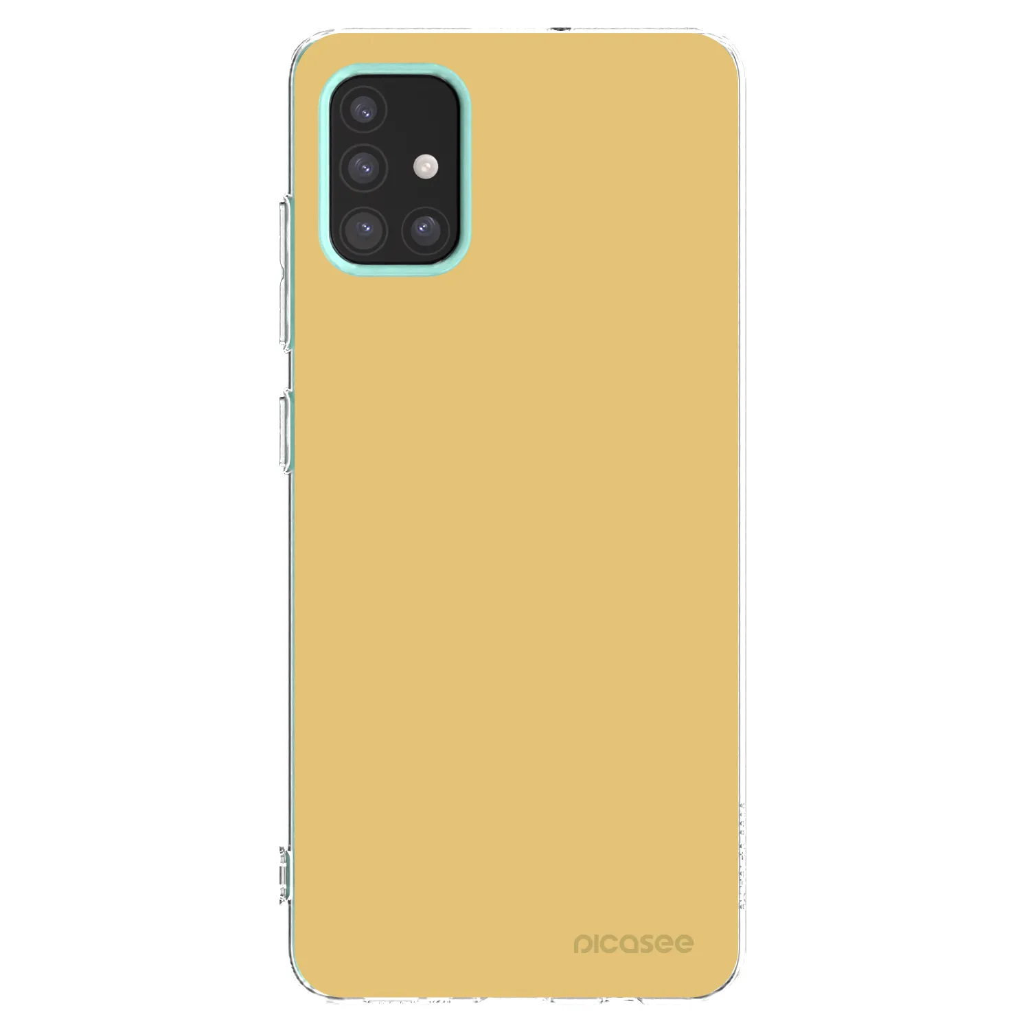 Picasee silikónový prehľadný obal pre Samsung Galaxy M31s - Canary Crystal