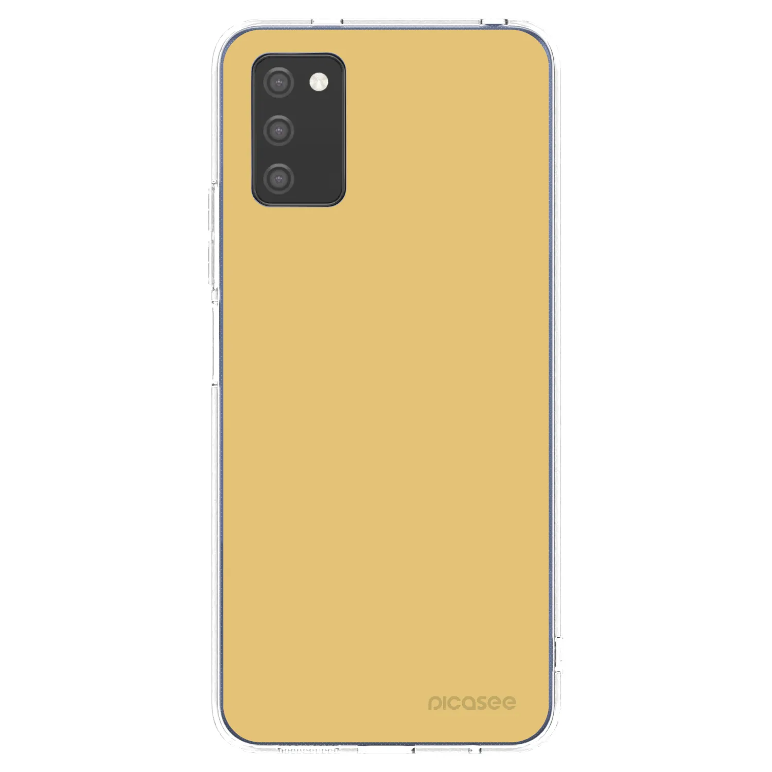 Picasee silikónový prehľadný obal pre Samsung Galaxy A02s A025G - Canary Crystal