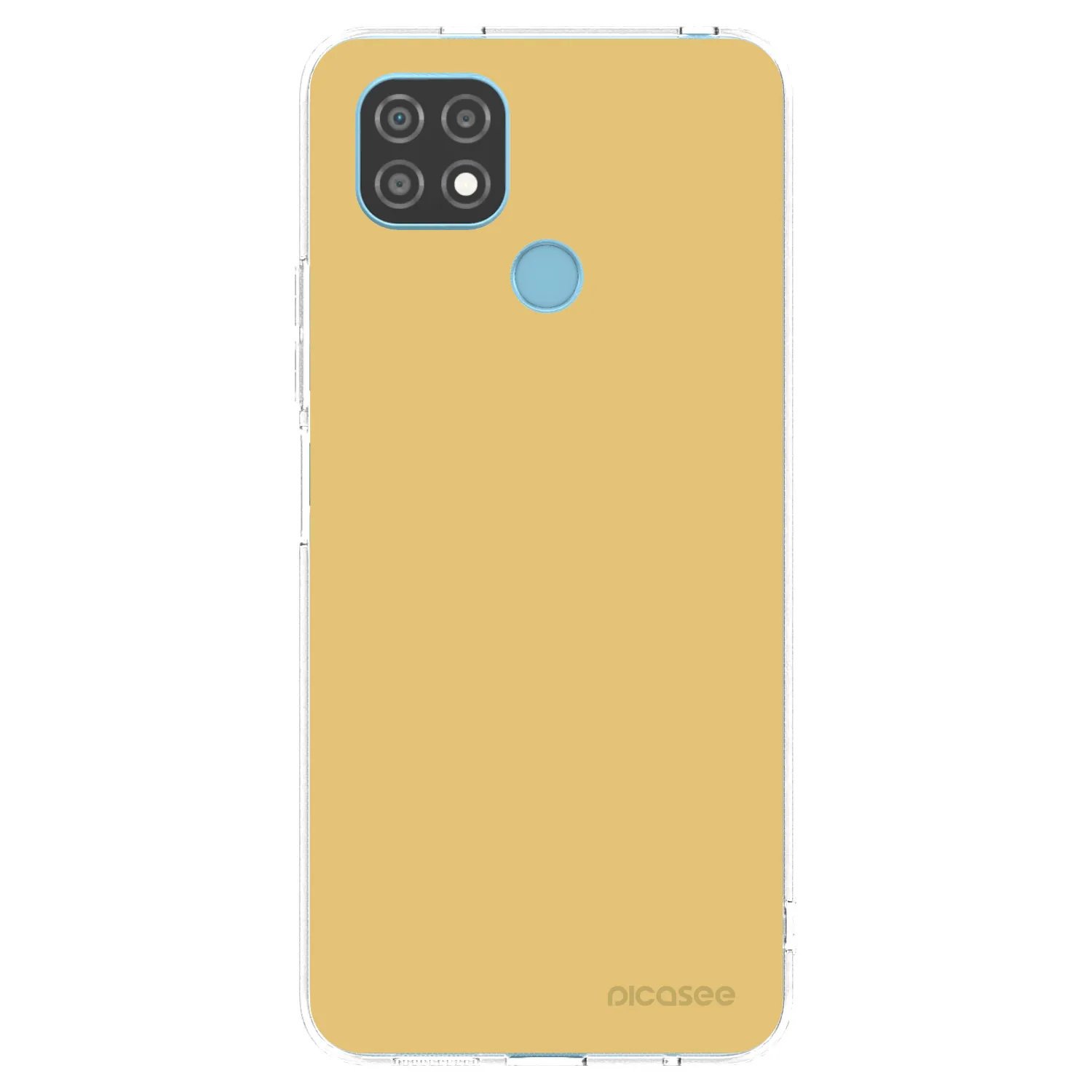 Picasee silikónový prehľadný obal pre Realme C21 - Canary Crystal