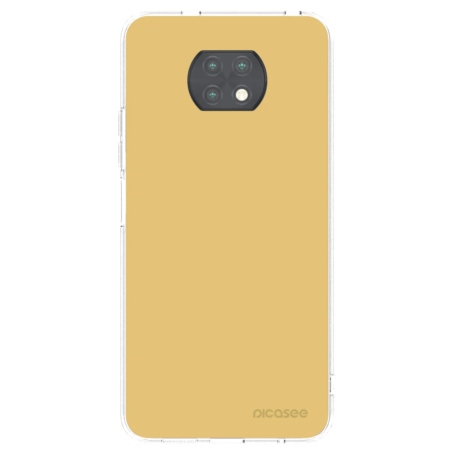Picasee silikónový prehľadný obal pre Xiaomi Redmi Note 9T - Canary Crystal