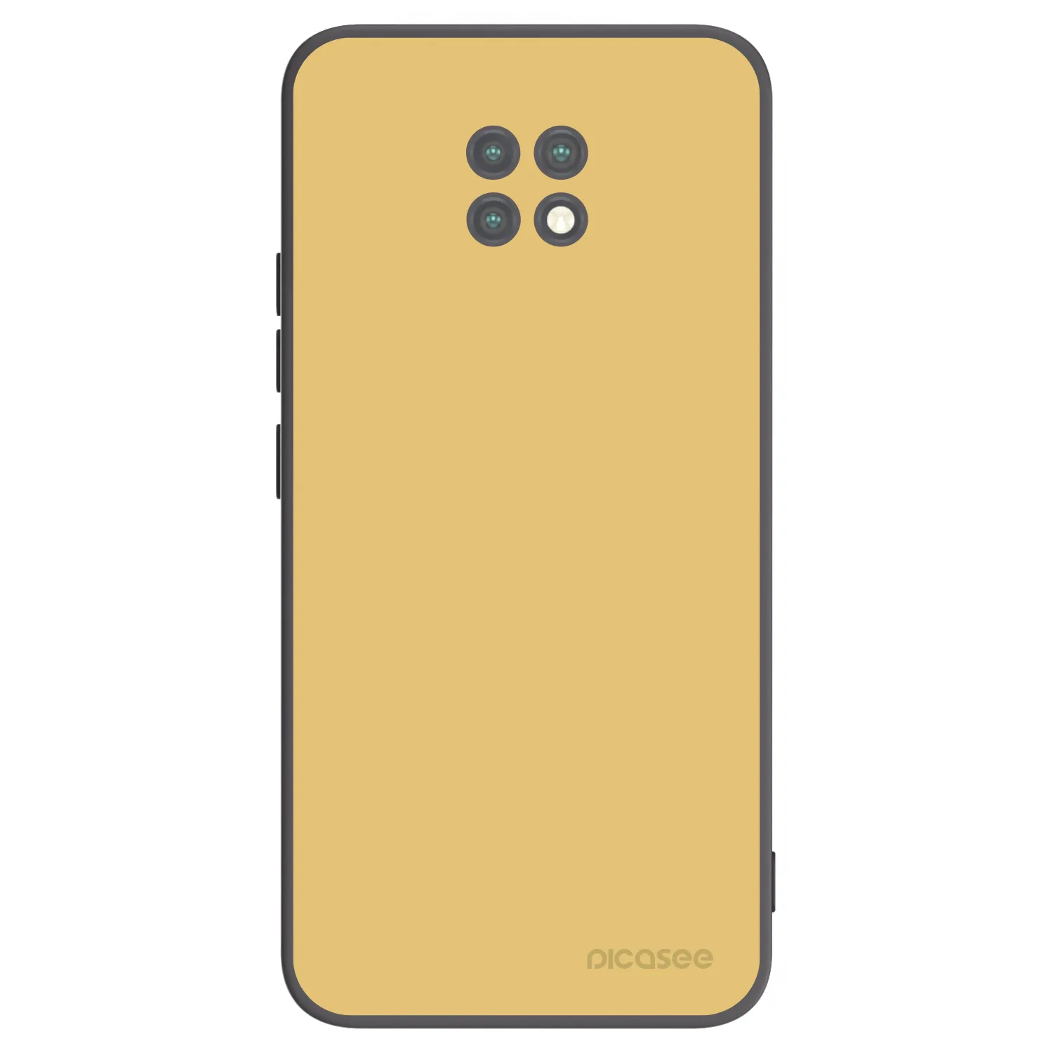 Picasee silikónový čierny obal pre Xiaomi Redmi Note 9T - Canary Crystal