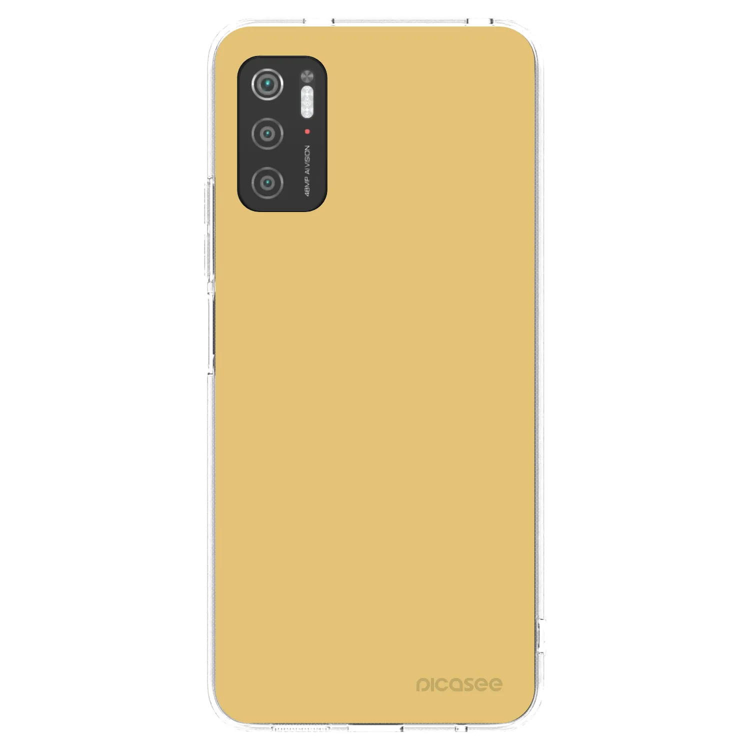 Picasee silikónový prehľadný obal pre Xiaomi Poco M3 Pro 5G - Canary Crystal