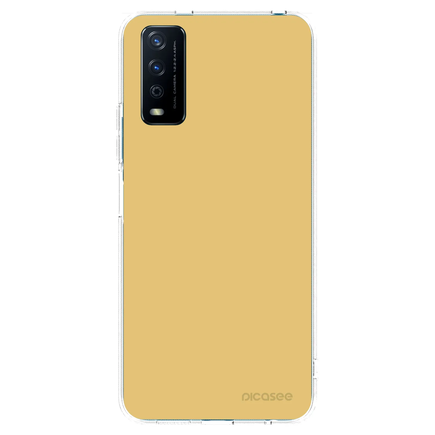 Picasee silikónový prehľadný obal pre Vivo Y11s - Canary Crystal