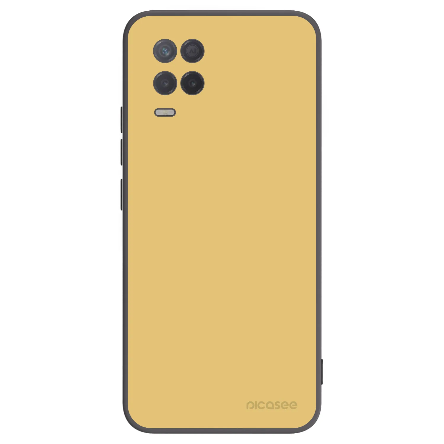 Picasee silikónový čierny obal pre Realme 8 5G - Canary Crystal