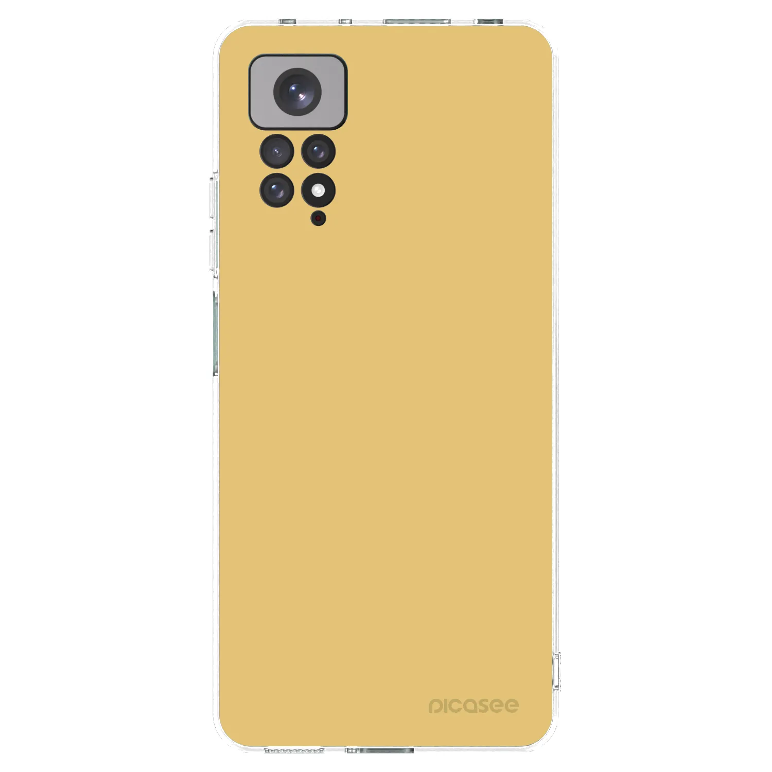Picasee silikónový prehľadný obal pre Xiaomi Redmi Note 11 - Canary Crystal