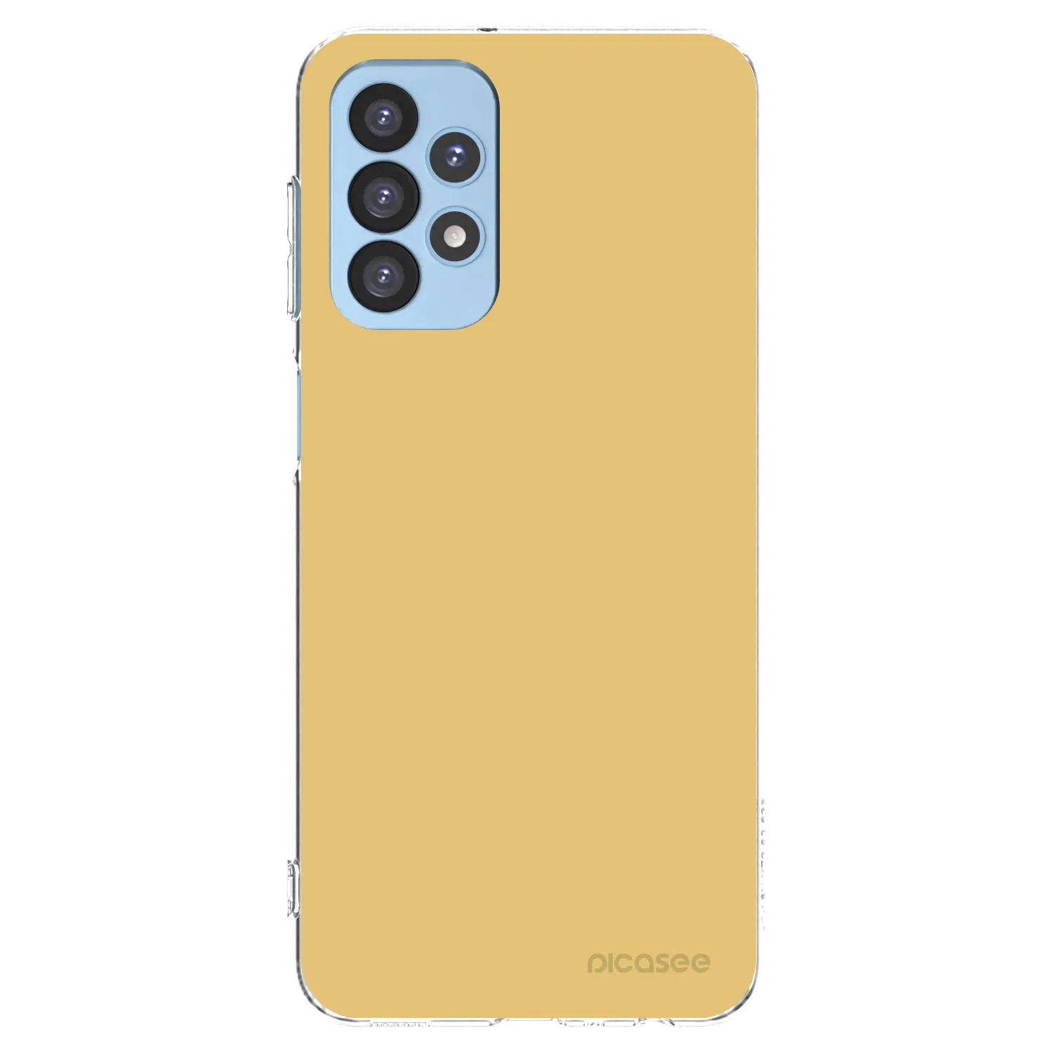 Picasee silikónový prehľadný obal pre Samsung Galaxy A23 A235F 4G - Canary Crystal