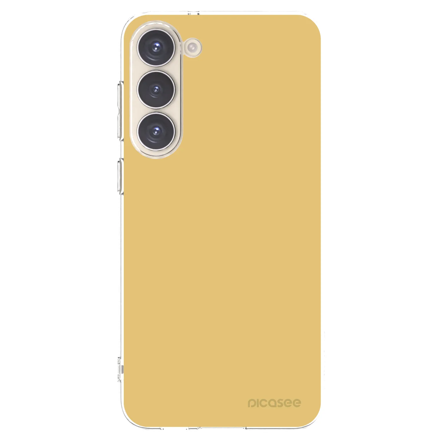 Picasee silikónový prehľadný obal pre Samsung Galaxy S23+ 5G - Canary Crystal