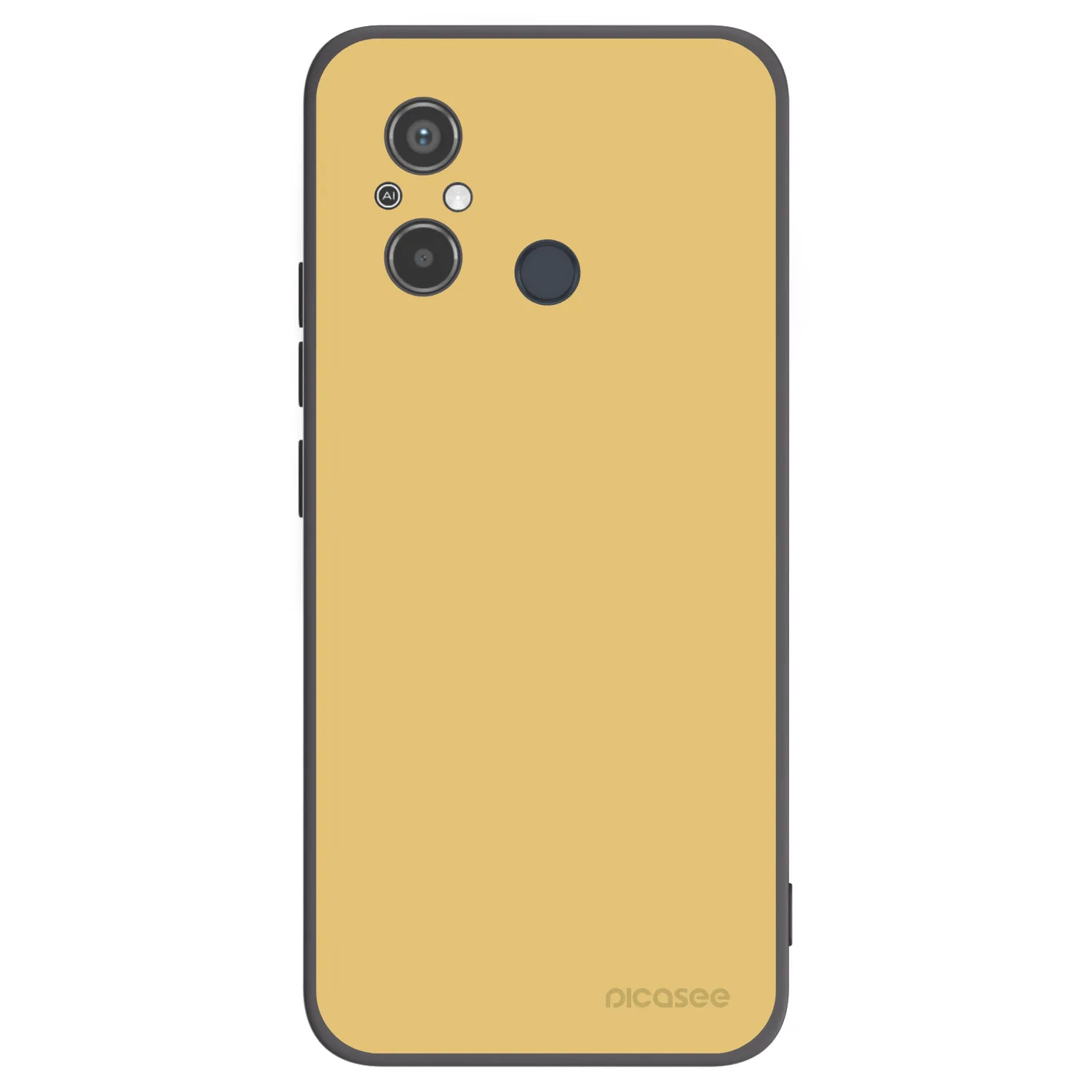 Picasee silikónový čierny obal pre Xiaomi Redmi 12C - Canary Crystal