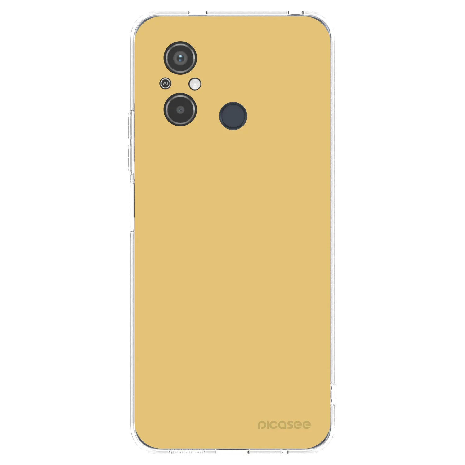 Picasee silikónový prehľadný obal pre Xiaomi Redmi 12C - Canary Crystal
