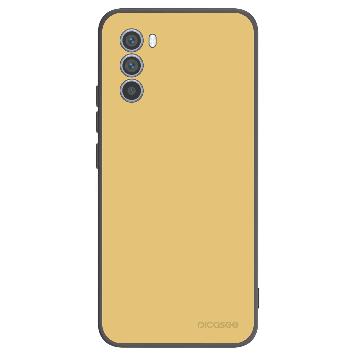 Picasee silikónový čierny obal pre Motorola Moto G62 - Canary Crystal