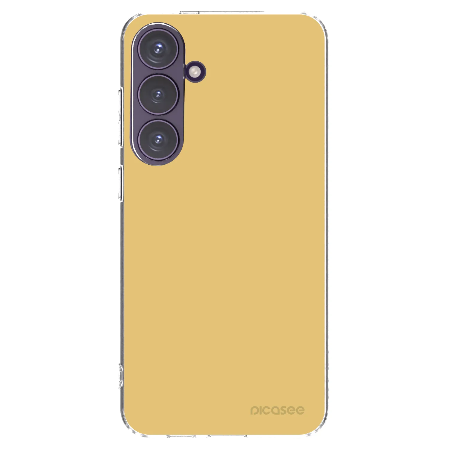Picasee silikónový prehľadný obal pre Samsung Galaxy S24+ S926B 5G - Canary Crystal