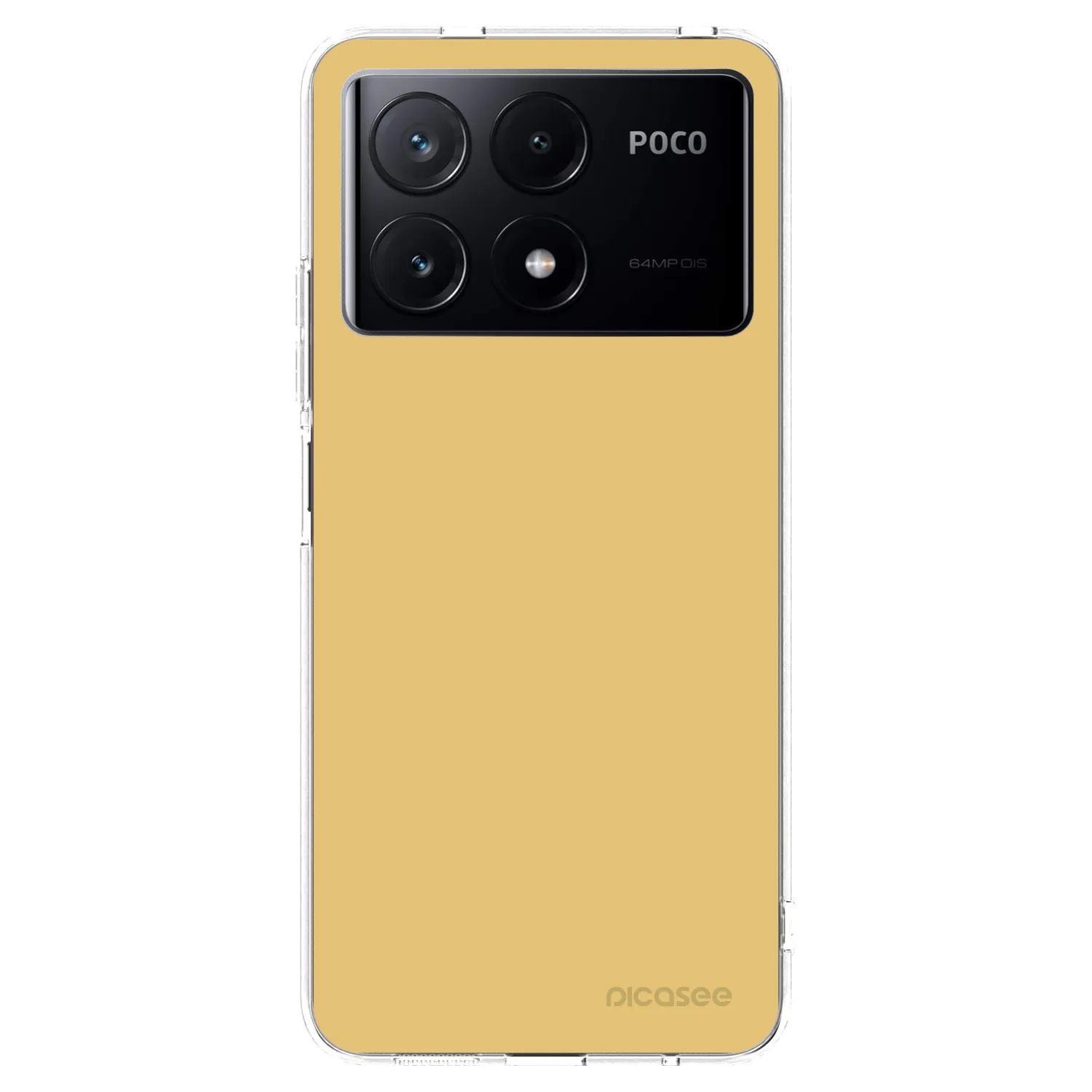 Picasee silikónový prehľadný obal pre Xiaomi Poco X6 Pro - Canary Crystal