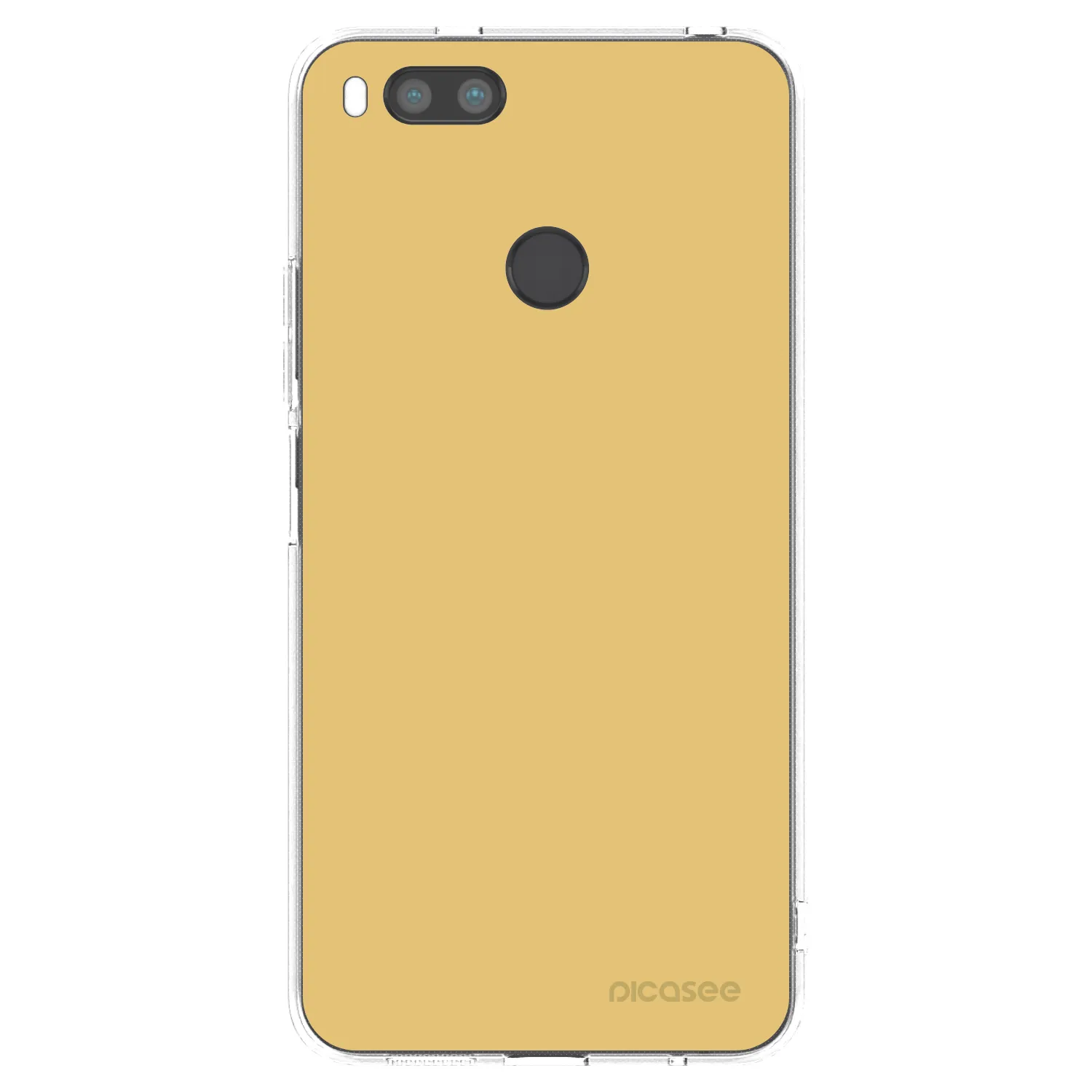Picasee silikónový prehľadný obal pre Xiaomi Redmi Note 11S 5G - Canary Crystal