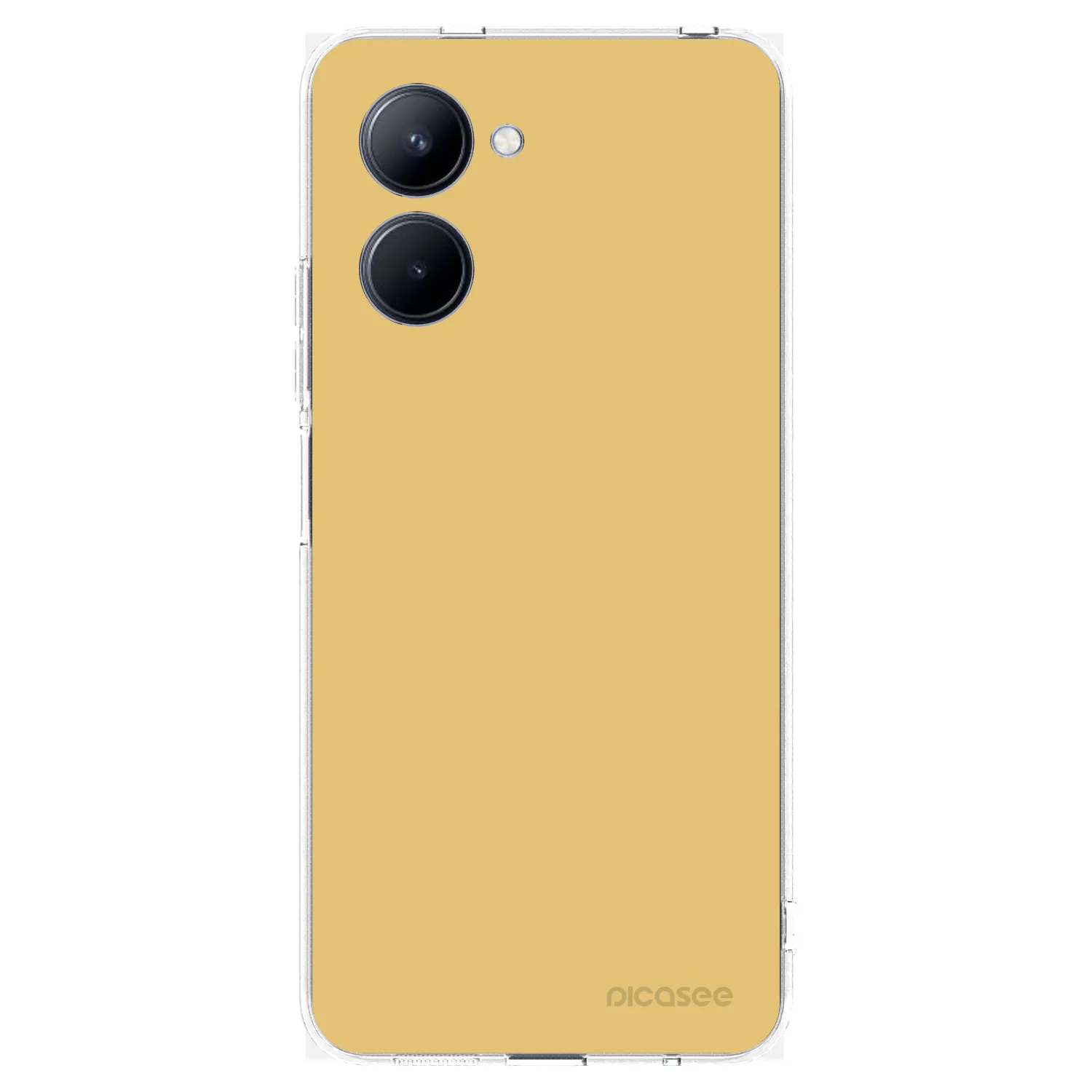 Picasee silikónový prehľadný obal pre Realme C33 (2023) - Canary Crystal