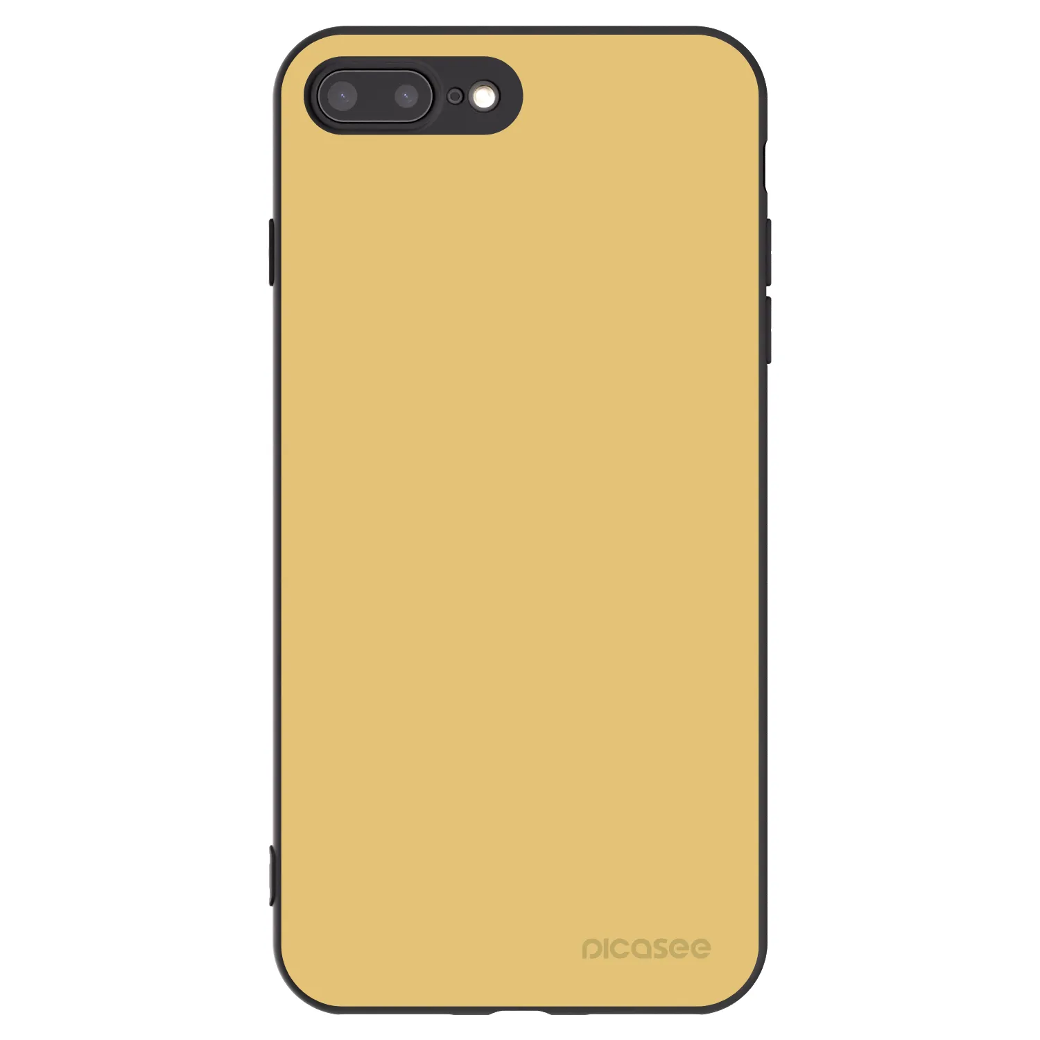 Picasee silikónový čierny obal pre Apple iPhone 8 Plus - Canary Crystal