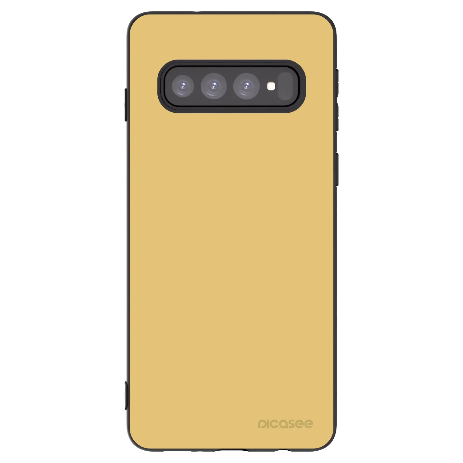 Picasee silikónový čierny obal pre Samsung Galaxy S10 G973 - Canary Crystal