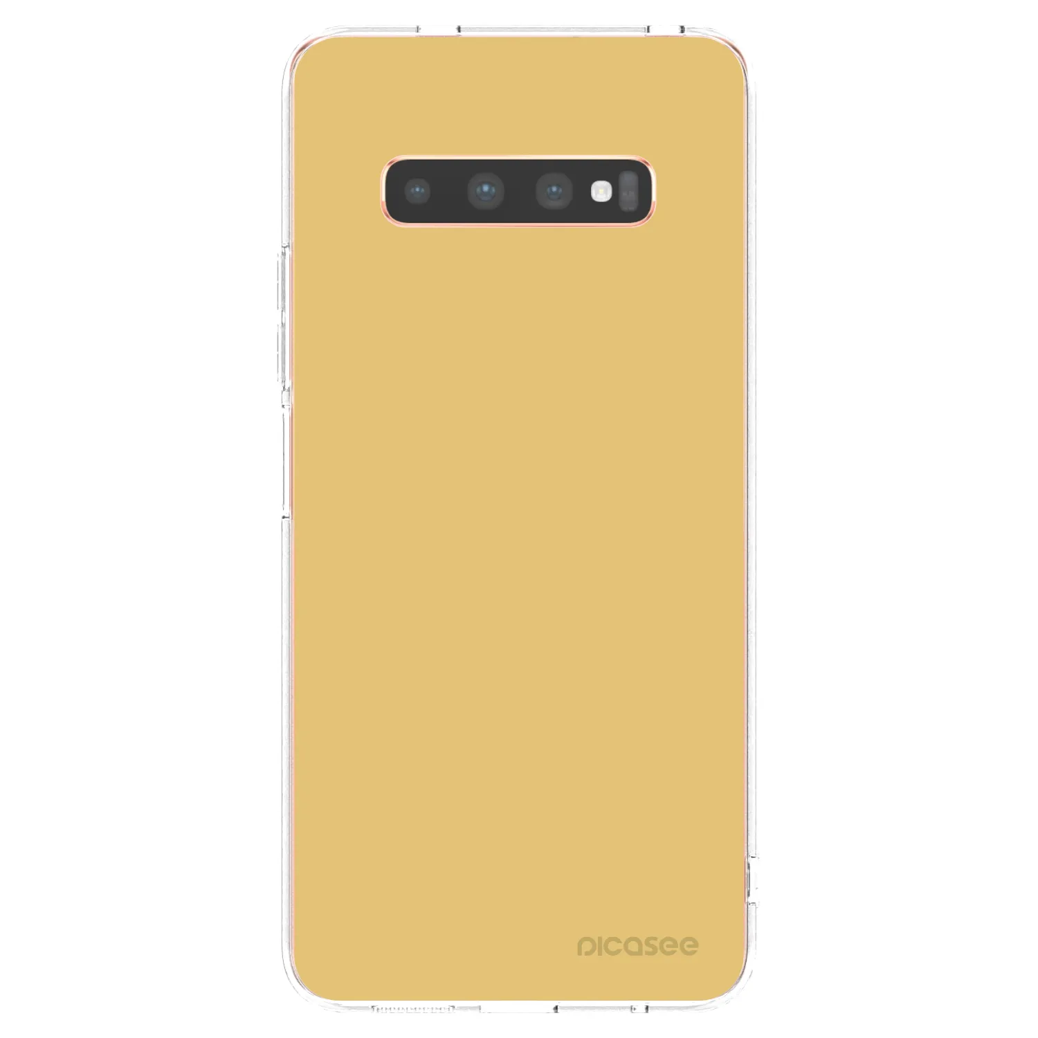 Picasee silikónový prehľadný obal pre Samsung Galaxy S10 Plus G975 - Canary Crystal